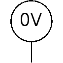 Spannungsquelle (0V)
