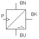 Pneumatischer Druckschalter (elektrischer Teil)
