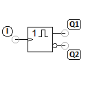 Positiv flankengetriggertes Monoflop