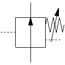 Druckwaage (Schließer), einstellbar