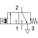 Pneumatischer Näherungsschalter, magnetisch betätigt