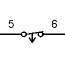 Break switch (switch-off delayed)