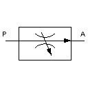 2-way flow control valve