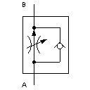 2-way flow control valve
