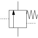 Opening pressure compensator